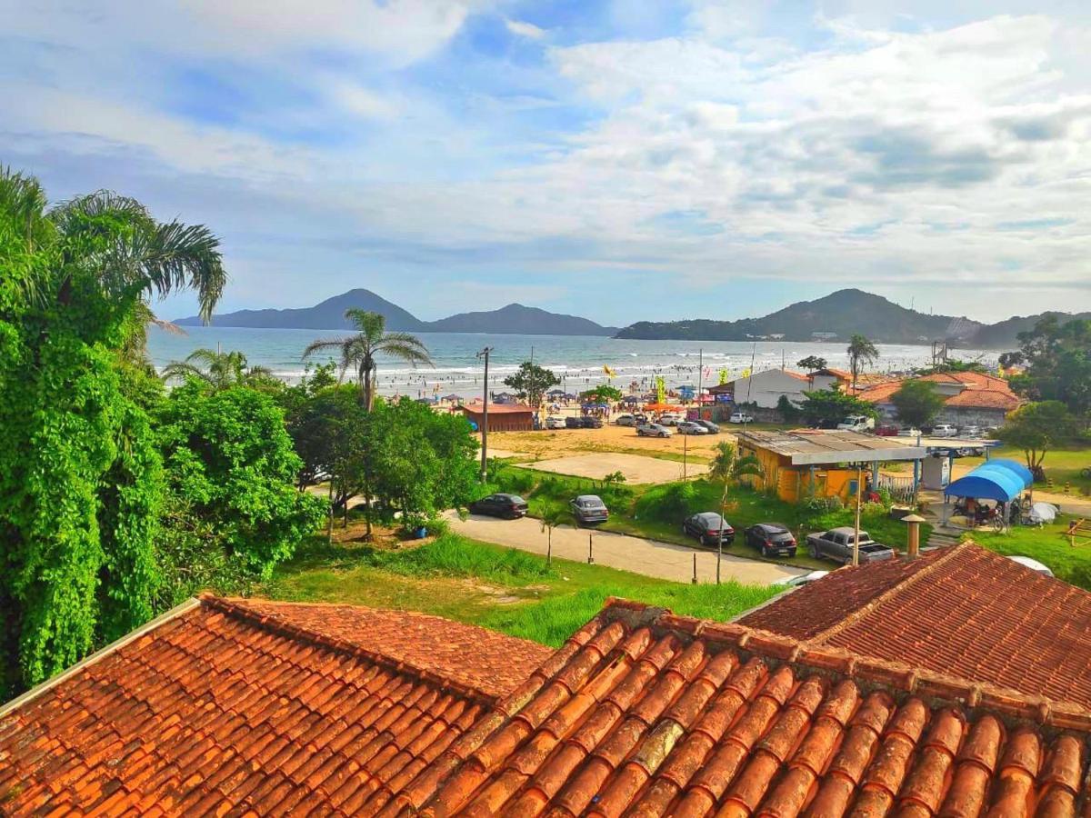 Lindo Apartamento Praia Grande Tenório pé na areia com ar Ubatuba Esterno foto